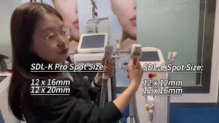 Diode Laser Hair Removal Machine Comparison: SDL-C vs SDL-K Pro