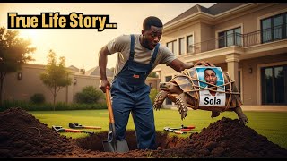 plumber found a Tortoise at his Client's backyard with a Man trapped inside #tales #africantales