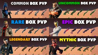 Fortnite Box PvP Map Codes | Common, Uncommon, Rare, Epic, Legendary & Mythic