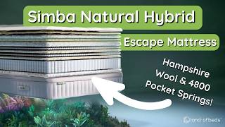 Simba Natural Hybrid Escape Mattress Review — Natural Comfort, Superior Support