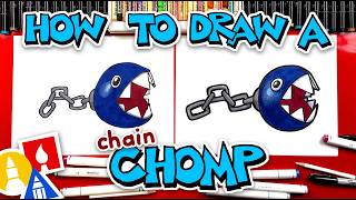 How To Draw A Chain Chomp From Mario