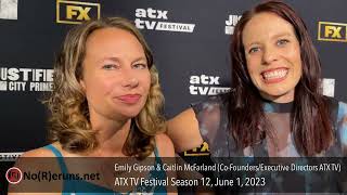 Q&A with Emily Gipson & Caitlin McFarland from the ATX TV Festival S12 Red Carpet