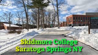 Skidmore College Saratoga NY in the Winter