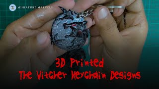 3D Printed Keychains | The Witcher Designs | Unique Variations