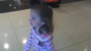 Lydia talking to God in Memphis Airport