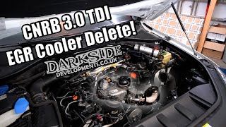 3.0 TDI EGR Cooler Delete Install - CNRB+ Darkside EGR Delete!