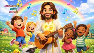 Happy Bible Songs for Kids | 60 Minutes of Joyful Praise | Worship Fun & Learning | Christian Songs
