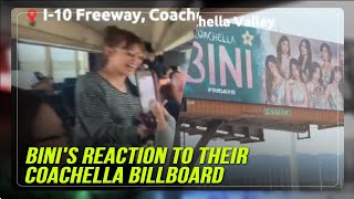Kilig overload: BINI bursts with joy over their Coachella billboard | ABS-CBN News