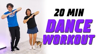 20-Min DANCE CARDIO Workout • Low Impact Fat Burn at Home • Keoni Tamayo • Workout #266