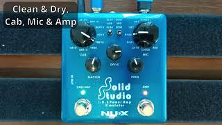 NUX Solid Studio SS5 Demo - No Talking (Part 2)