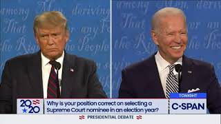 2020-09-29 - Presidential Debate - Biden, Trump (1 of 2)