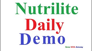 Amazing Demo of Daily Multivitamin | Phytonutrients works as Antioxidant