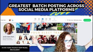 Batch Posting Across Social Media Platforms