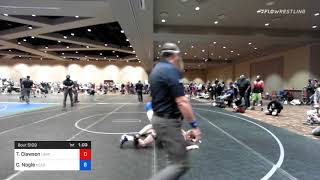 106 Lbs Quarterfinal - Travis Clawson, Lancaster Alliance Wrestling Club (LAW) Vs Carter Nogle, He