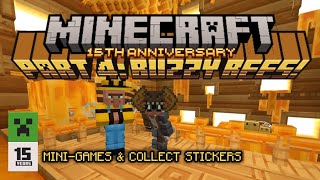 Minecraft 15th Anniversary Map Gameplay Part 4: Buzzy Bees!