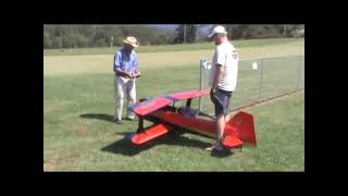 RC "The Beast" Biplane: 100cc Aerobatics at OTX