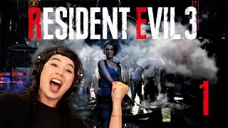 CAROLINE KWAN HITS RACK CITY (PLAYING RESIDENT EVIL 3) - Part 1 | carolinekwan Gaming VOD