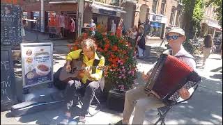 240807 Parbleu! op de Albert Cuyp live!