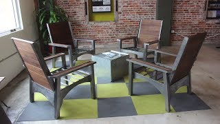 Modern Adirondack office chairs | DIY