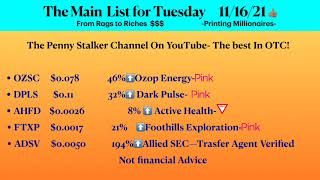 #OTC STOCKS NEWS, #Top Penny Stocks, #stocks on the move .