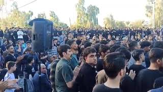 مراسم چهلم شهید قیام ابوالفضل حیدری موصلو در شهرستان قیر استان فارس- ۳۰ بهمن ۱۴۰۴