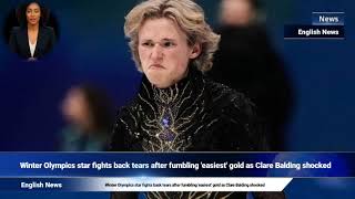 Winter Olympics star fights back tears after fumbling 'easiest' gold as Clare Balding shocked
