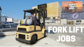 FORK LIFT JOBS IN GTA V/GTA 5.