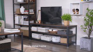 Large Size TV Stand with Industrial Style , Home Furniture, Home Improvement, VASAGLE - ULTV50BX