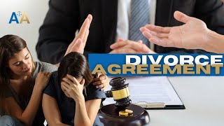 Divorce Agreement ⚖️ 👌🏼An Agreement Written For A Divorcing Couple That Settles Issues.