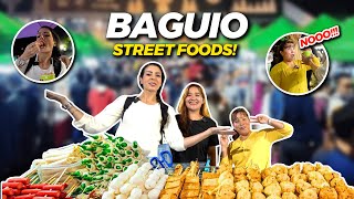Trying Best STREET FOOD in BAGUIO For The First Time!🇵🇭 😋