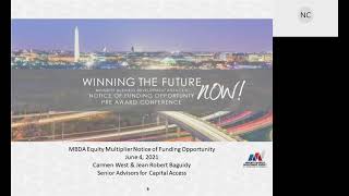 The MBDA Minority Business Enterprise (MBE) Equity Multiplier Project