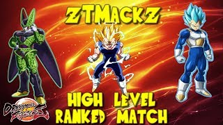 Dragon Ball FighterZ - #1 on ps4 ** zTMacks Part2 ** Cell, Goku (SS), Vegeta (SS)  DBFZ Ranked