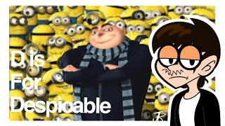 D is for Despicable (Despicable Me Review) #cartoonpalooza #alphabetsuperset