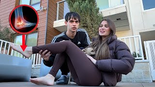 My Girlfriend Almost Lost Her FOOT!