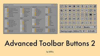 Advanced Toolbar Buttons 2 for Ableton Live