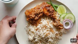 ফ্রাইডে স্পেশাল চিকেন রোস্ট এন্ড পোলাও || Friday special chicken roast and polau 