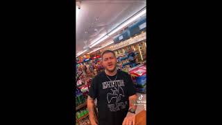 Bear Bailey Sings 'Kci & Jojo - All My Life' At Gas Station Store | tiktok: @bearbailey1
