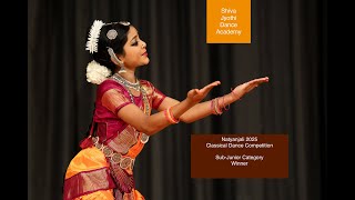 NJ Natya Sangam : Natyanjali ‘25 Winner -Shiva Jyothi Dance Academy -  Bharatanatyam Dance