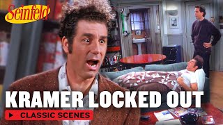 Kramer Gets Locked Out | The Wigmaster | Seinfeld