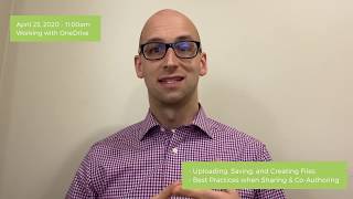 Josh Good - OneDrive Webinar