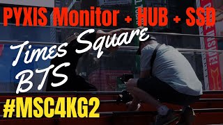 Blackmagic Micro Studio Camera 4K G2 Run and Gun BTS Times Square