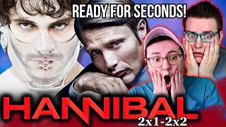 HANNIBAL (2x1 & 2x2) *REACTION* FIRST TIME WATCHING! 🍽️