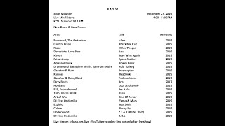 KZSU Live Mix Fridays 58 (DnB)