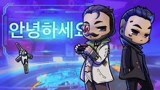 English Crypto Voice Actor Plays Apex Legends With Koreans | Apex Legends With Johnny Young