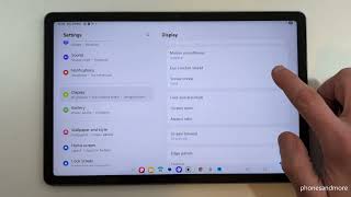 Samsung Galaxy Tab S10 Lite: How to increase the time to the Screen Timeout?