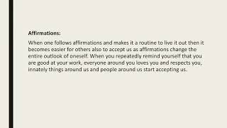 Joshua Hunt Fitzroy Island — Ways in Which Self-Acceptance Enables Acceptance by Others