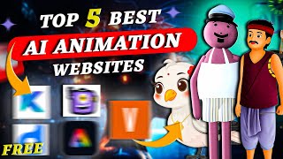 📌 Top 5 AI Animation Websites You Must Try Now!🔥