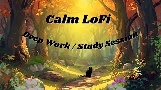 LoFi for a Calm Work or Study Session  32hz Isochronic, 40hz, 130hz no mid roll ads