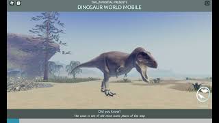 Dinosaur world mobile day
