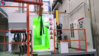 Construction Machinery Zoomlion Sedan Automatic Powder Coating Line